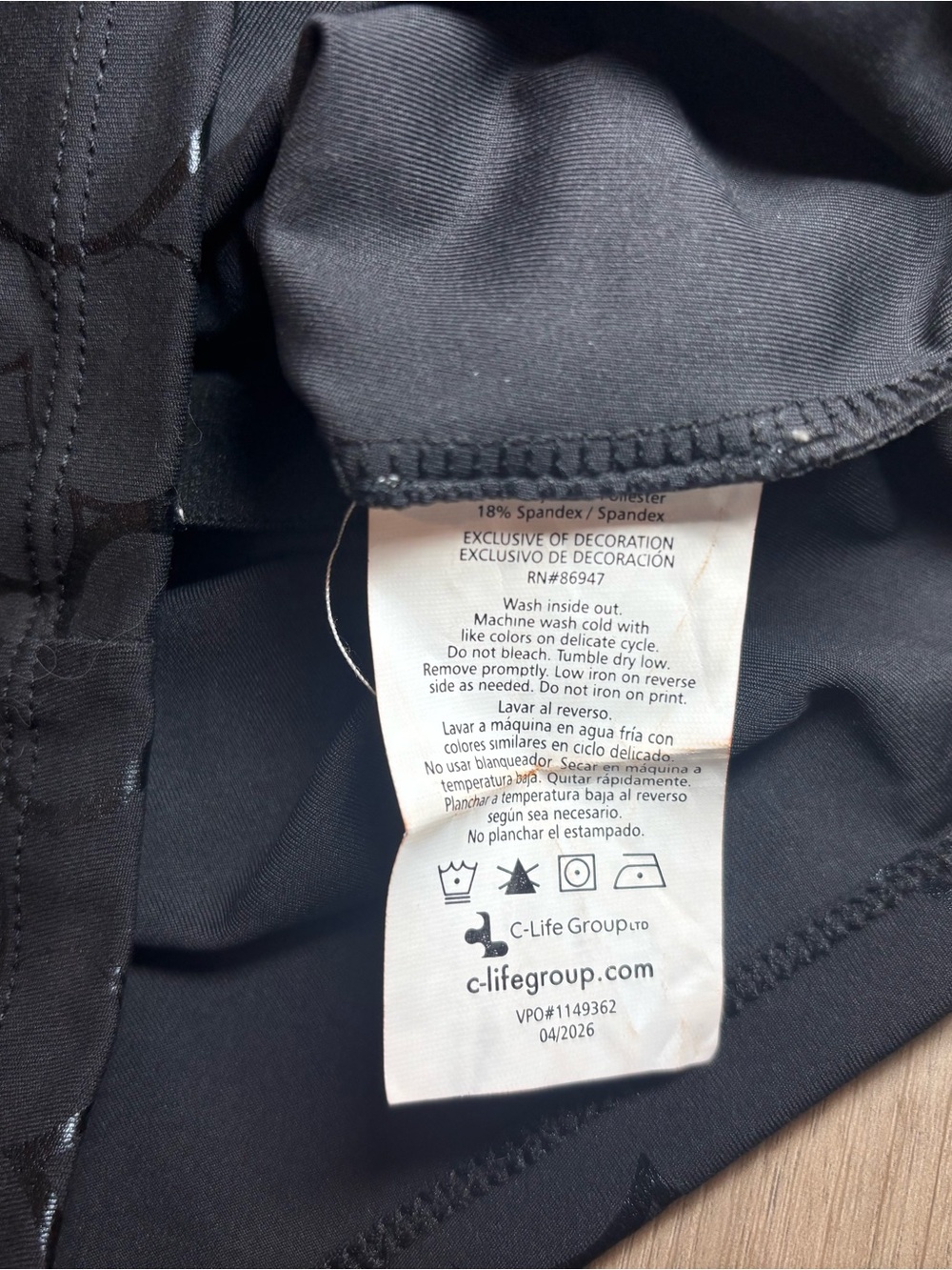 Disney Women's Black Sleeveless Cropped Activewear Tank Top - Picture 4 of 5